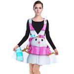 Two Snowmen, Plunge Pinafore Dress