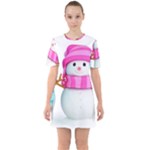 Two Snowmen, Sixties Short Sleeve Mini Dress