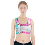 Two Snowmen, Sports Bra With Pocket