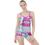 Two Snowmen, Boyleg Tankini Set 