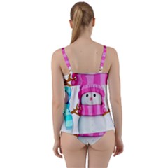 Twist Front Tankini Set 