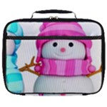 Two Snowmen, Full Print Lunch Bag