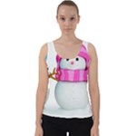 Two Snowmen, Velvet Tank Top