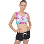 Two Snowmen, V-Back Sports Bra