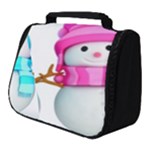 Two Snowmen, Full Print Travel Pouch (Small)