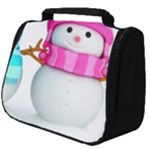 Two Snowmen, Full Print Travel Pouch (Big)