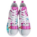 Two Snowmen, Men s Lightweight High Top Sneakers