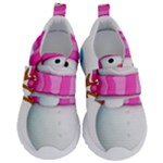 Two Snowmen, Kids  Velcro No Lace Shoes