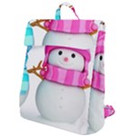 Two Snowmen, Flap Top Backpack