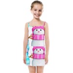 Two Snowmen, Kids  Summer Sun Dress