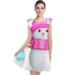 Two Snowmen, Tie Up Tunic Dress