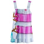 Two Snowmen, Kids  Layered Skirt Swimsuit