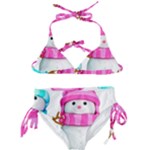 Two Snowmen, Kids  Classic Bikini Set