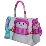 Two Snowmen, Duffel Travel Bag