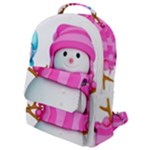 Two Snowmen, Flap Pocket Backpack (Small)