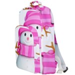 Two Snowmen, Double Compartment Backpack