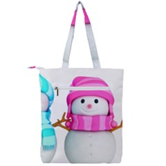 Double Zip Up Tote Bag 