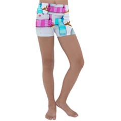 Kids  Lightweight Velour Yoga Shorts 