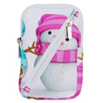 Two Snowmen, Belt Pouch Bag (Small)