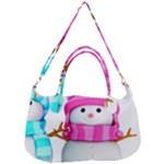 Two Snowmen, Removable Strap Handbag