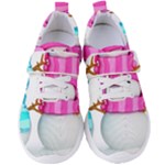 Two Snowmen, Women s Velcro Strap Shoes