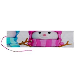 Two Snowmen, Roll Up Canvas Pencil Holder (L) from ArtsNow.com