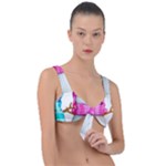 Two Snowmen, Front Tie Bikini Top