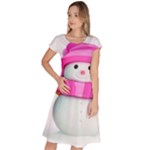 Two Snowmen, Classic Short Sleeve Dress