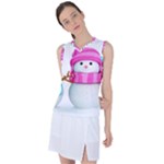 Two Snowmen, Women s Sleeveless Sports Top