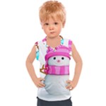 Two Snowmen, Kids  Sport Tank Top