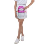 Two Snowmen, Kids  Tennis Skirt