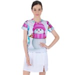 Two Snowmen, Women s Sports Top