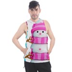 Two Snowmen, Men s Sleeveless Hoodie