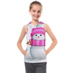 Two Snowmen, Kids  Sleeveless Hoodie