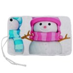 Two Snowmen, Pen Storage Case (L)