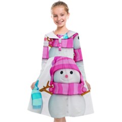 Two Snowmen, Kids  Midi Sailor Dress from ArtsNow.com