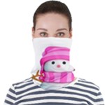 Two Snowmen, Face Seamless Bandana (Adult)