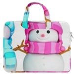 Two Snowmen, MacBook Pro 13  Double Pocket Laptop Bag