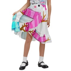 Kids  Ruffle Flared Wrap Midi Skirt 