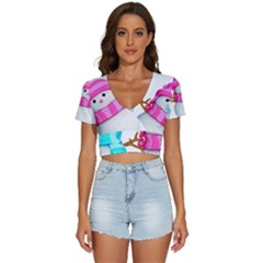 V-Neck Crop Top 