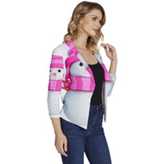 Women s Casual 3/4 Sleeve Spring Jacket 