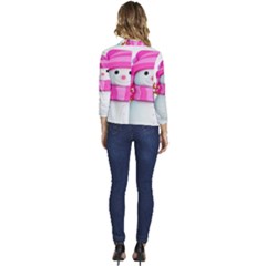 Women s Casual 3/4 Sleeve Spring Jacket 