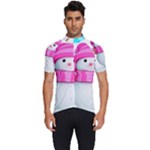 Two Snowmen, Men s Short Sleeve Cycling Jersey