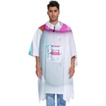 Two Snowmen, Men s Hooded Rain Ponchos