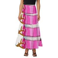 Tiered Ruffle Maxi Skirt 