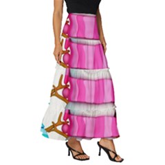 Tiered Ruffle Maxi Skirt 