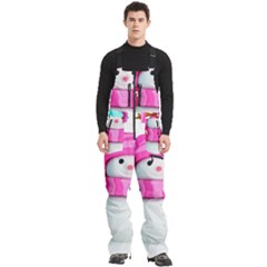 Men s Front Zip Ski And Snowboard Bib Pants 