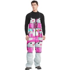 Men s Front Zip Ski And Snowboard Bib Pants 