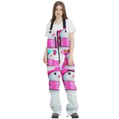 Women s Front Zip Ski And Snowboard Bib Pants 