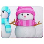 Two Snowmen, 17  Vertical Laptop Sleeve Case With Pocket